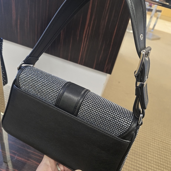 Michael Kors Black and Silver Shoulder Bag - Picture 7 of 7